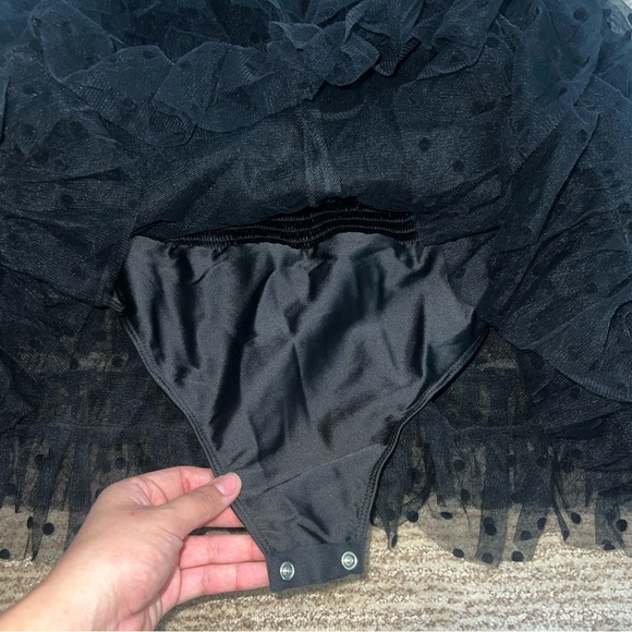 For Love & Lemons Jourdan Off The Shoulder Mini Dress - Picture 8 of 9